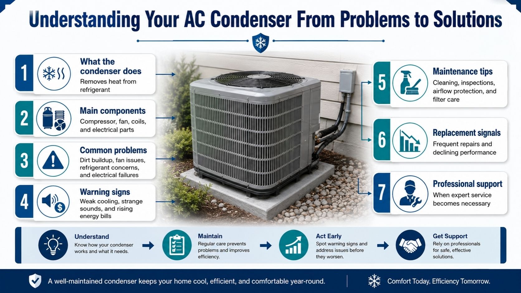 AC Condenser Infographics